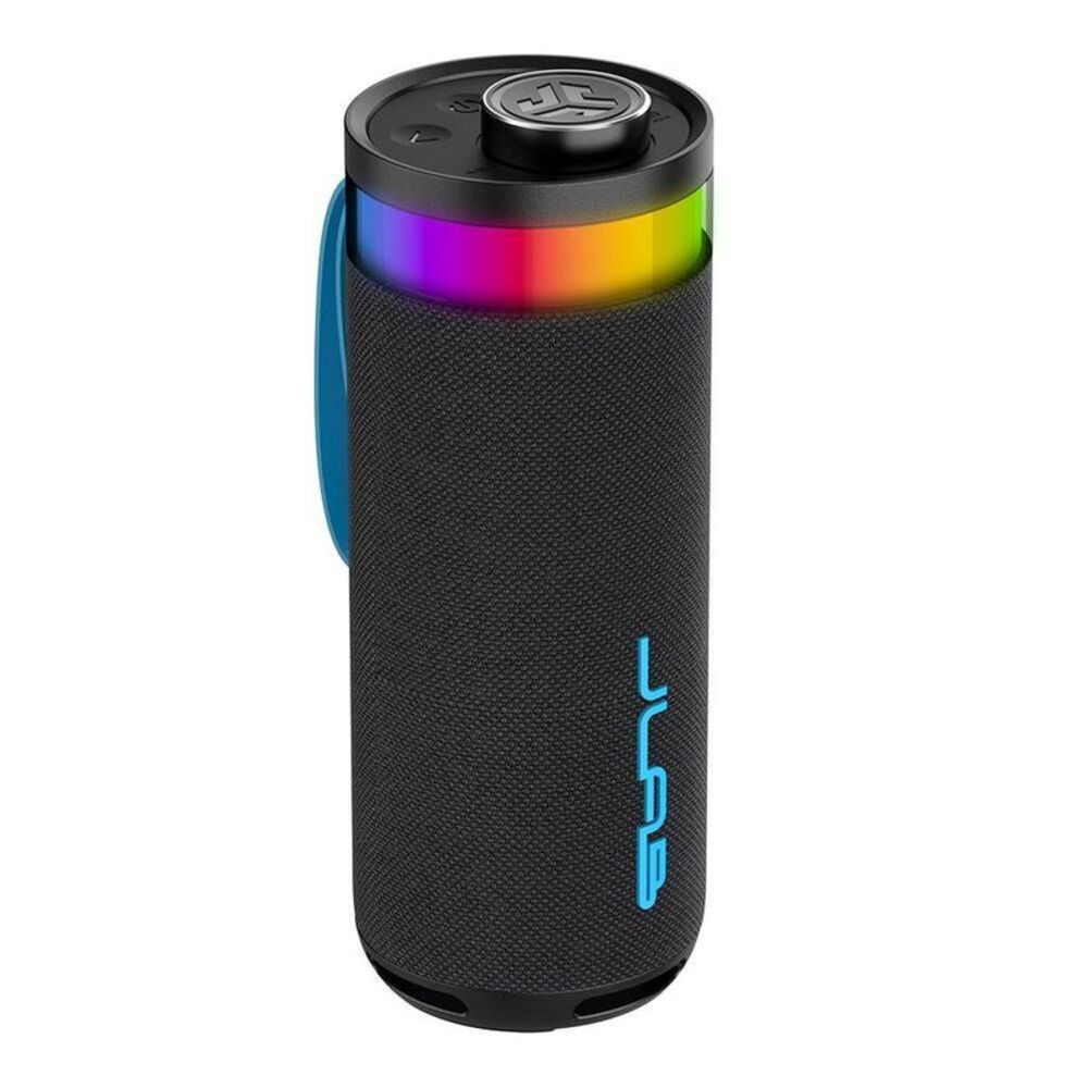 Go Party Portable Speaker - Black: Bluetooth Waterproof USB-C Charging LED Light